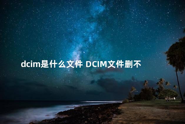 dcim是什么文件 DCIM文件删不了